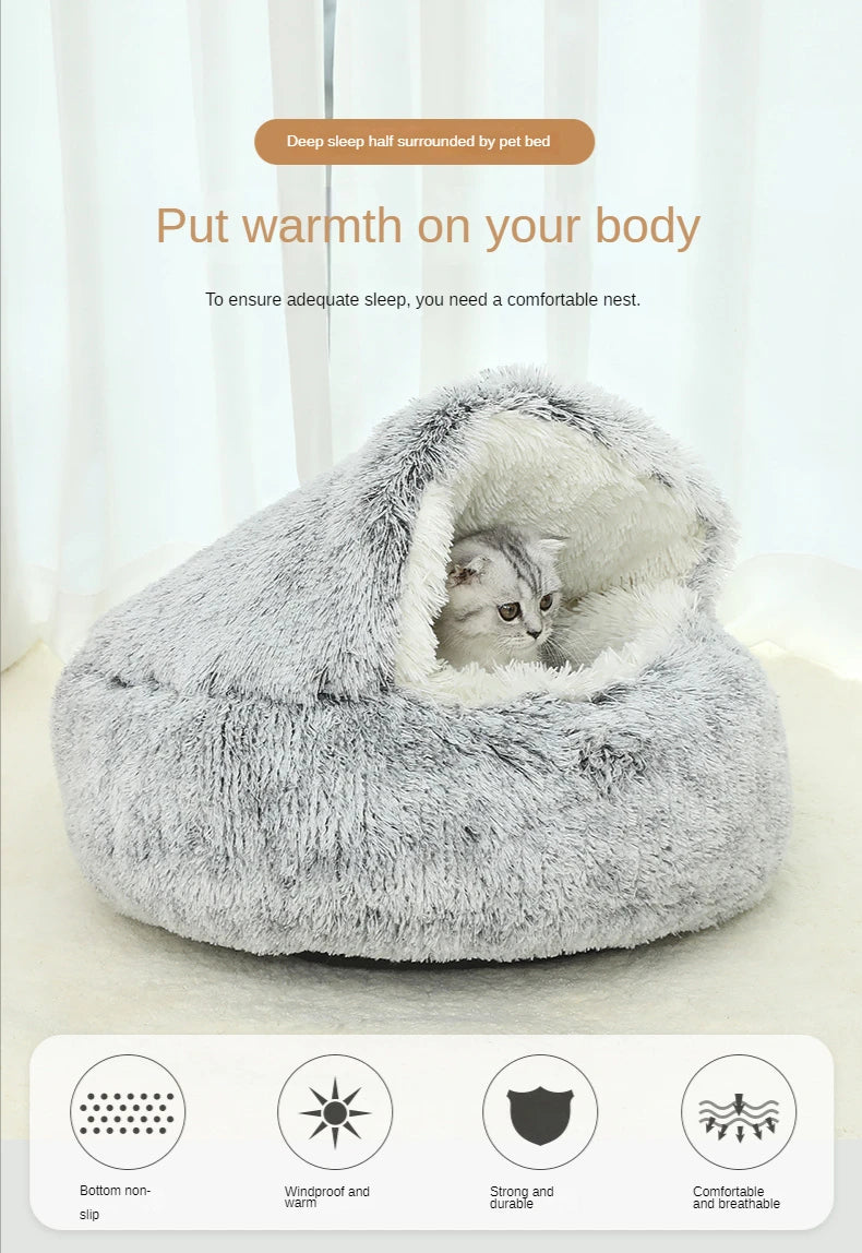 Winter Plush Pet Cushion